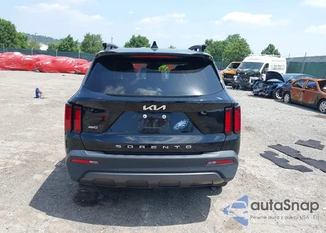 2022 Kia Sorento X-Line S из США, поврежденный, VIN 5XYRLDLC9NG149780